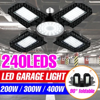 NLO Garaži Svjetlo E27 Lampu Sijalicu E26 Deformable Žarulje 220V Srednjoj Bay cega je Svetlo je DOVELO Lampara Industrijske Osvjetljenje 200W 300W 400W