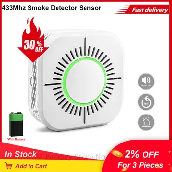 433Mhz IF Detektor Dima Senzor Bežični Dim Alarm Senzori Rade sa SONOFF IF Most eWeLink Pametan Kući Alarm Sigurnosti