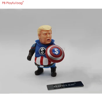 10CM Pokretne Trump ludaca PVC action Novelty action Super Heroj kolekcije Djece lutku igračka poklone za Božić HC78