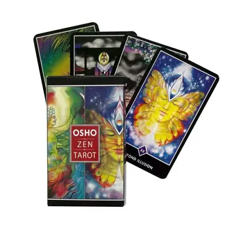 Novi Osho Zen Tarot Karte PDF Vodiču engleski Verzija Oracle Palubi Igre Za Zabavu