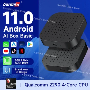2023 Carlinkit Osnovne Tv-u Kutiju QCM 2290 2+16GB Android 11 Bežični CarPlay/Android Izgradili Auto-na Youtube Netfilx Tiktok Igrati Radnje