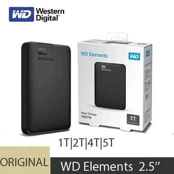 NOVI Zapadne Digitalni WD Elementi 5TB 4TB 2TB 1TB 2.5