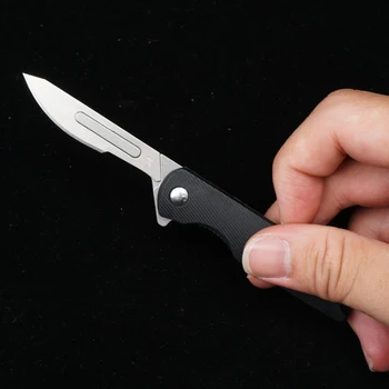 Mini Komunalnih Nož ABS Podnijeti Rasklapanje Skalpel EDC Brzo Otvori Hitnu Medicinsku Nož Privjesak za ključeve Raspakirava se Džepni Nož skalpela