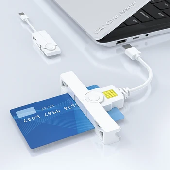 CAC Karticu Čitač USB C Pametan Foldable DOD Tip C Zajednički Pristup Porezna Izjava SIM/ID/Banka Karticu Čitač Za Telefon Laptop PC