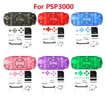 1set Multi Boje Za PSP3000 Konzole zamjena pun stanovanje oklop pokriti slučaj sa dugmićima kit PSP 3000