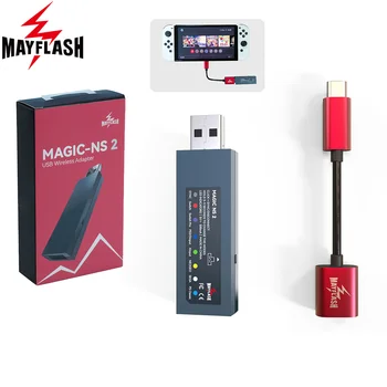 MayFlash MAGIJU NS 2 za PS5 za PS4 za Xbox Niz X/S Bežični Kontrolor USB Adapter za Nintend Prekidač / za Maline Pi