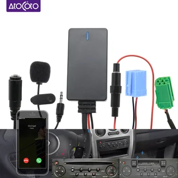 Auto Bluetooth 5.0 POMOĆNA Kablovsku Mikrofon Handsfree Adapter za Renault Clio Espace Kangoo Laguna Megane 2 Ažurirati Radio Speake
