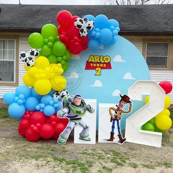Disney Priče o Igračkama Rođendan tematskoj Žurci Balone Garland Arch Kit Buzz light year 2 3 4 Djeca Usluge Rođendan Decors Igracke