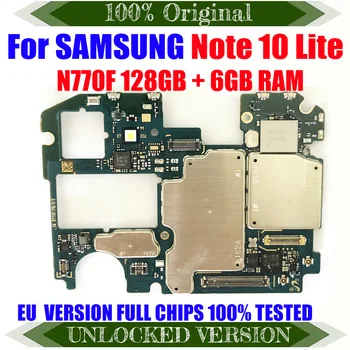 Za Samsung Galaksiji PORUKU 10 LITE N770F Matičnu ploču 6GB RAM 128GB Za SM-N770F Mainboard Originalni Otključati matičnu Ploču Punu Čips