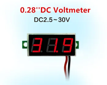 0.28 Cm Crvena Plava Digitalni DOVEO Mini Prikaži Modul DC2.5V-30V DC0-100V Voltmeter Napon Tester Vijeće Metar Mjerač Motor Automobila
