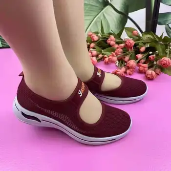 2023 Patike Za Žene Mode Cipele Proljeće Jesen Opušteno Mrezica Za Disanje Cipele Mekan Jedini Sklizne Na Udobno Patike