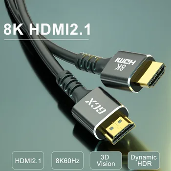 Srednja Brzina HDMI-kompatibilni Kablovsku 8 kilometara 2m 3m 5m 10 miliona 60Hz 4K 120Hz Ultra HD za Laptop PS4 PS5 TV Projektore HDMI 2.1 Kabelsku