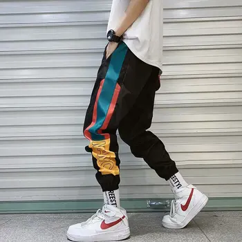 2023 Novom Hip-Hop Streetwear Joggers Pantalone Ljudi Opušteno Cargo Hlače Pantalone Visokoj Ulici Elastično Struka Harem Hlače Čovjek
