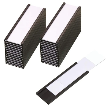 30Pcs Magnetno Etiketu Vlasnici Sa Magnetne Kartice Vlasnici Sa Plastična Štitnike Za Metal Police (1 X-3 Inča)