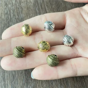 JunKang 10pcs rundu metal perle ukršteni konektori za nakit pravi DIY ručno narukvicu ogrlicu pribor materijala masovnu