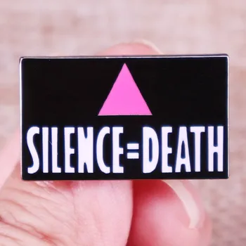 Tišina Smrt Emajl Igle Gej Prevaranti Peder U Vojsci LGBTQ Napredak Ruksak Reveru Pin Majicu Torbu Značku Nakit
