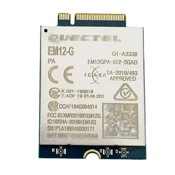 Quectel EM12-G EM12 LTE-A Cat12 M. 2 modul 600mbps downlink i 150mbps tanjir vrhunac podatke stopa EM12GPA-512-MSFT3 modul