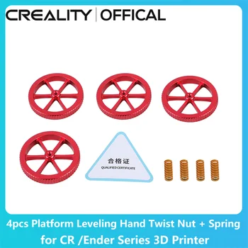 Creality Službene 3D Printer Nadograditi Dijelove 4pcs Platforma Spremali Ruku Twist Orah + Proljeće za CR /Unistiti Niz 3D Štampače
