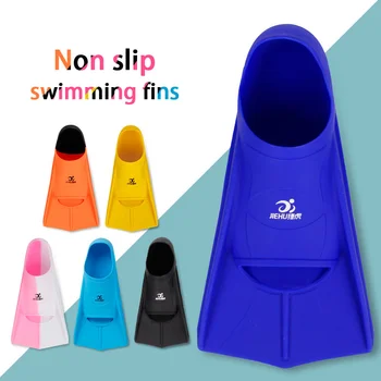 Novi Kratak Plivanje Peraja Visokog Kvaliteta Silikonske Ronjenje Peraja Odraslu Decu Na Plivanje Obuci Peraja Početnika Plivati Vode Cipele