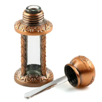 Lepota Antiqued Metal Bočica Parfema arapski Stil Esencijalnih Ulja Boce 3ml Kraljevski Staklenu Posudu Venčanje Odlikovan Damo Poklon