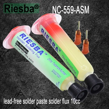 2PC RIESBA NC-559-ASM trag-besplatno solder pastu solder flux 10cc tečnost kalofonijum flux vojnik pastu