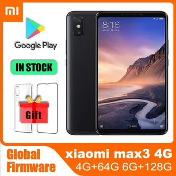 Mobilnih Telefona Xiaomi Mi Max 3 6G 128G Mobilne Telefone 6.9 cm Otisak 4G Android cubot max 3 Qualcomm Snapdragon 652