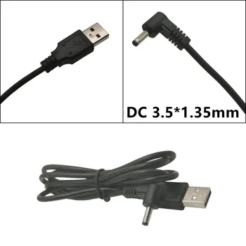 USB 2.0 Muškarca Do 3.5x1.35mm 3.5 mm Uključi Cijev Jack 5V DC Napajanje Vrpcu Adapter Punjač Kablovsku 3.5*1.35 mm