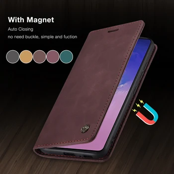 Luksuz Kože Slučaj Za Xiaomi Redmi Poruku 8 9 10 4G 5G Magnetno Flip Karticu Telefon Za Xiaomi Mi 11 9 10 T Lite Novčanik Pokriti