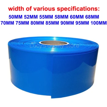 1M 18650 litijum baterija PVC vrućine shrinkable cijev raznim litijum baterija PVC od vrućine shrinkable film kožu