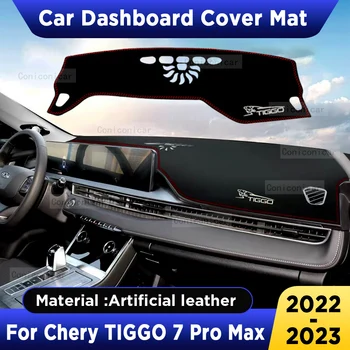 Za Chery TIGGO 7 Pro Max 2023 Pribor Auto Tabli Pokriti Mat Umjetna kože Sunca Senci Blok Instrument Ploču Tepih