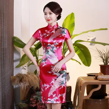 2022 NOVA Žena Veče Party Haljinu Tradicionalne Kineske Cheongsam Slim 6XL Haljinu Seksi Ženska Vestido Klasik Haljine