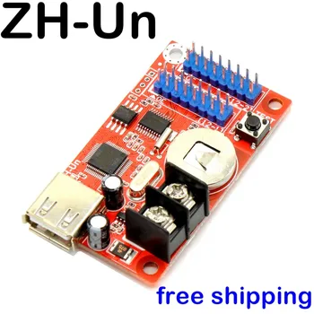 ZH-Un-a USB je Dovelo Kontrolu Karticu 320*32 Piksela P10 Modul Kontrolor Za Oglašavanje Tekst Prikaži Vijeće Voziti Odbor Besplatno Brod