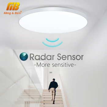 Moderna Radar Senzor Plafon Lampe sa Svjetlo-osjetljiv Senzor Pokreta za Hodnik 15W 20W 40W AC220V DOVEO Svjetla za Kući Hodnika