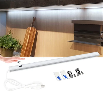 5V USB Pogon Pametan je DOVELO Svjetla Kuhinji Svjetlo Ruku Čišćenje Senzor Lampa Visoka Svjetlost Backlight Sobi Kabineta Garderobe Ormaru