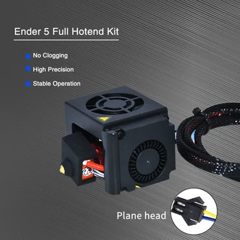 Ender3/CR10 Pun Okupite MK8 Extruder Hotend Crijeva Kit sa Duplim Hlađenje Fan 12V/24V Za 3D Printer Unistiti-3/5/Pro CR-10