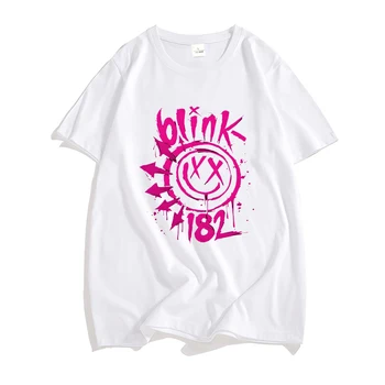 Blink-182 majice LJUDI 100% Pamuka Visokog Kvaliteta, T Majice Harajuku Majice Grunge Teško Mentalno Muziku Kratki Rukav Smisao za Dizajn