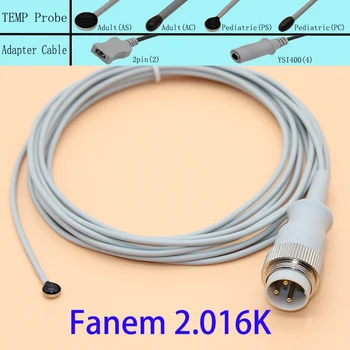 Ponovno iskoristivih medicinske temperatura sonda za Fanem monitor,3pin odrasle/pedijatrijski kožu površinu/jednjaka/rektalni TEMPERATURA senzor,2.016 k