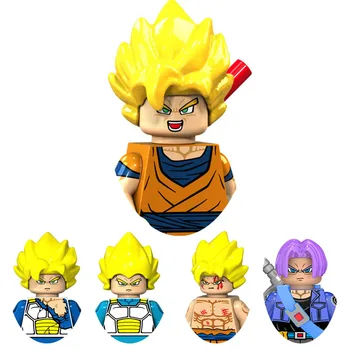 Crtani Animaciju Zmajeva Kugla Z Super Saiyan Sin Goku Vegeta Model Bloka Enligthen Igračke Za Decu