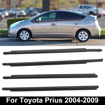 4PCS Crni Auto Prozor Moulding Weatherstrip Pečat Pojas za Toyota Prius 2004-2009