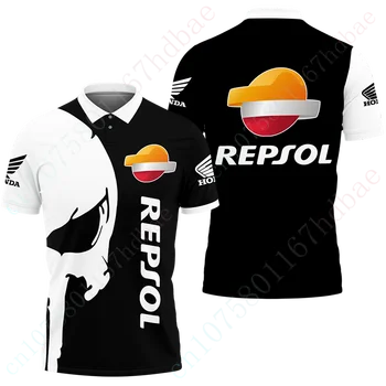 'Repsol' Uniseks Odjeću Opušteno T Majice Za Muškarce Animaciju Polo Majica I Majice Brzo Suši Golf Nositi Za Disanje Kratki Rukav Top
