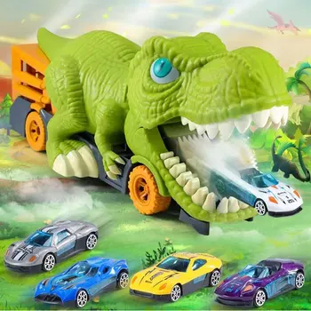Novi Dinosaur Igracka Igrati Vozilo Igra Za Dečko Auto Nosač Kamion Djece Montesoni Poklon Djetetu Trke Putu sa Decom Auto je Mini