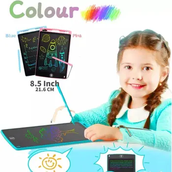 Djeca Digitalni Crtež Ploča Je 8,5 Cm LCD Ekran Elektronske Pisanje Brodu sa Rukopis Notes i Olovka Blok LCD Ekranu