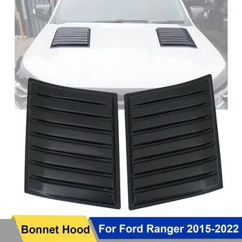 Strane Ventilacije Bonnet Hood Pokriti Smanjiti za Ford Rendžer T7 T8 2015-2022 RAPTOR WILDTRAK EVEREST Mate Crna