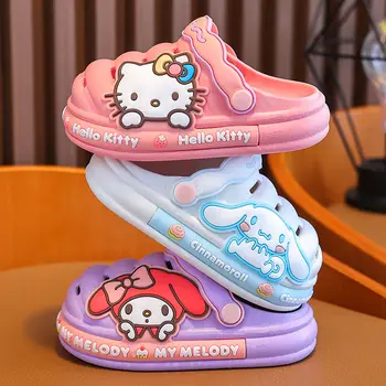 Sanrio Kawaii Moj Melody Cinnamoroll Hello Kitty Sladak Crtani Djeca Otvorenom Plaži Sandale Ljeto Non-Iskliznes Za Disanje Papuče Dar