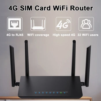 LTE CPE 4G ruter 300m CAT4 32 wifi korisnici RJ45 WAN LAN bežični modem 4G SIM karticu wifi ruter