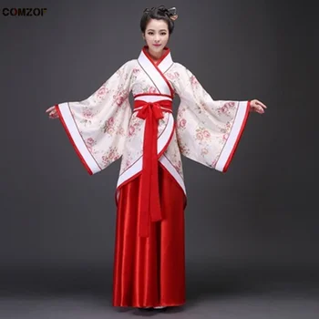 Kineski Hanbok Žene Hanfu Tradicionalne Haljinu Tang Dinastije Nastup Ludaca Kostim Odjeću Vestidos Cipela 중국한복 Oblače