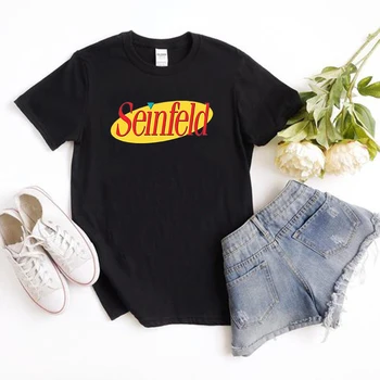 Seinfeld Logo majicu Berba 90-ih Inspirisala Vrhu Grafički T Majice Uniseks Smešno u Majici Kratkih Rukava Berba majice na Grunge Odjeća