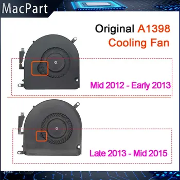Originalni A1398 Ostavio u Pravu CPU Hlađenje Fan Za MacBook Pro Mrežnice 15