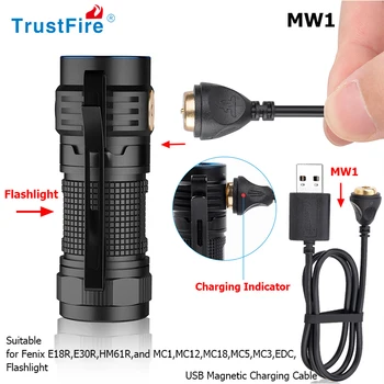 Trustfire Magnetno Naplaćivati Kablovsku MW1 5V 2A Pametan Punjač Za MC1 MC12 MC3 MC18 MC5 DOVEO Magnet Lampu