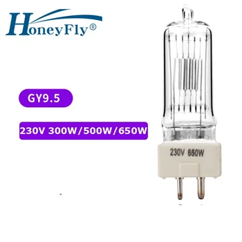 HoneyFly GY9.5 Halogena Lampu Sijalicu 230V/120V 300W/500W/650W/1000W Kapsula Jasno Jedan Završio Fokus Pozornici Svjetlo Film i Televiziji